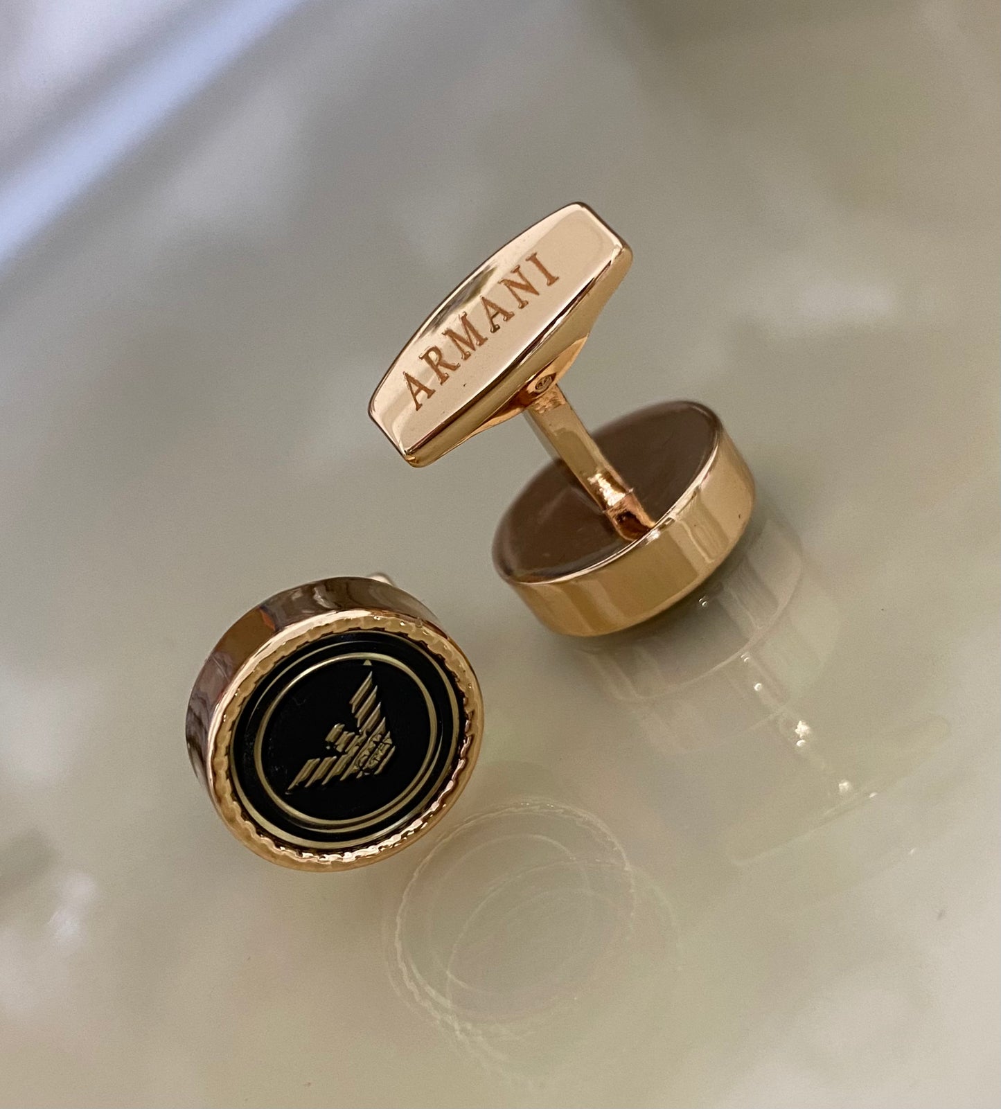 Armani cufflinks