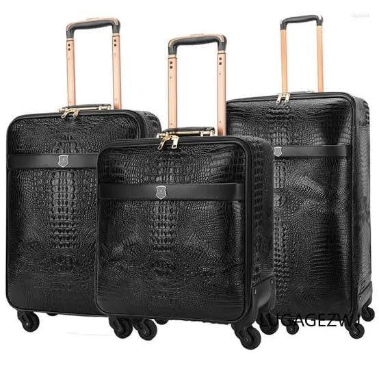 Contact leather Luggage 3 piece