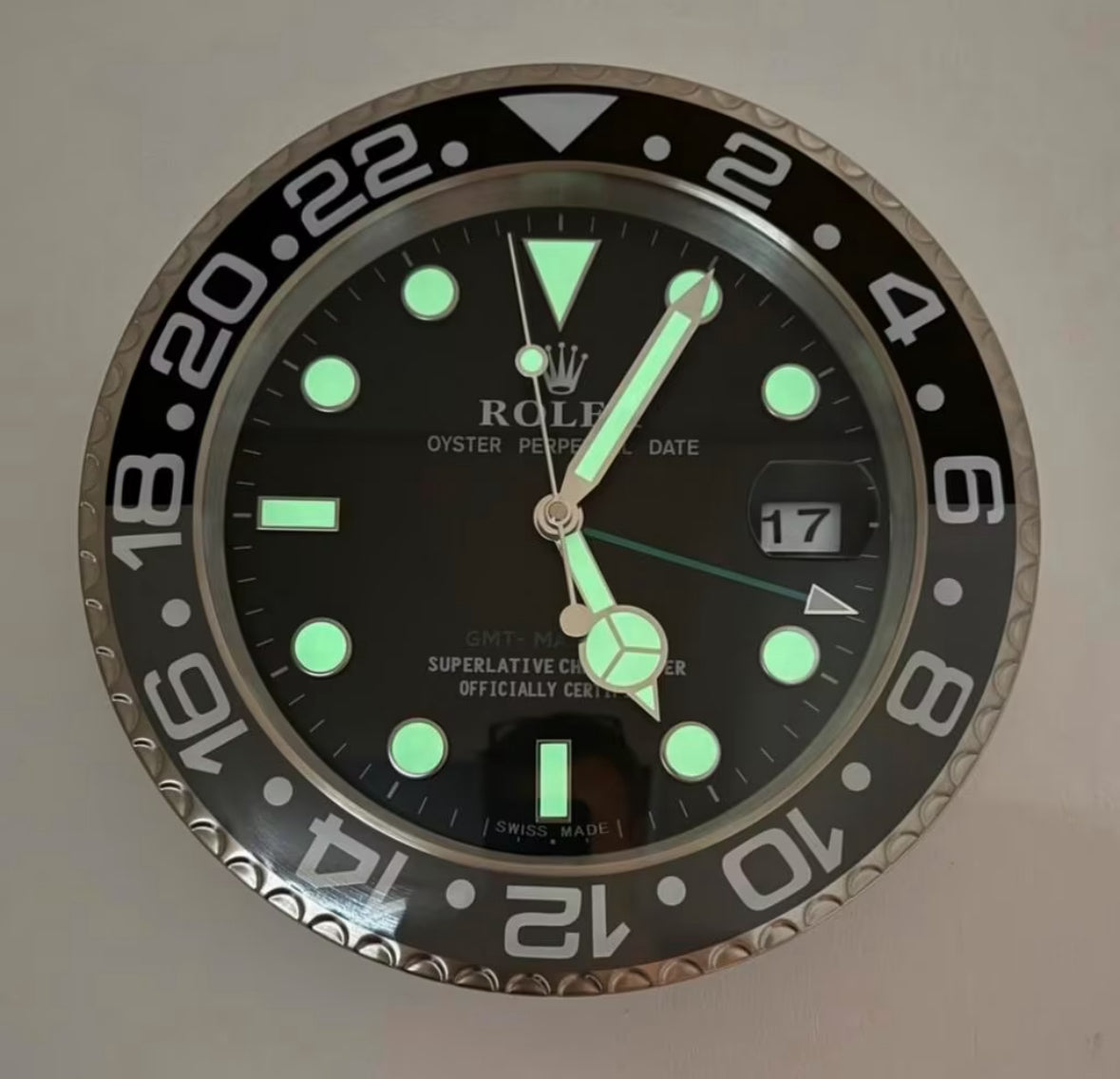 GMT-Master II Bruce Wayne Wall Clock