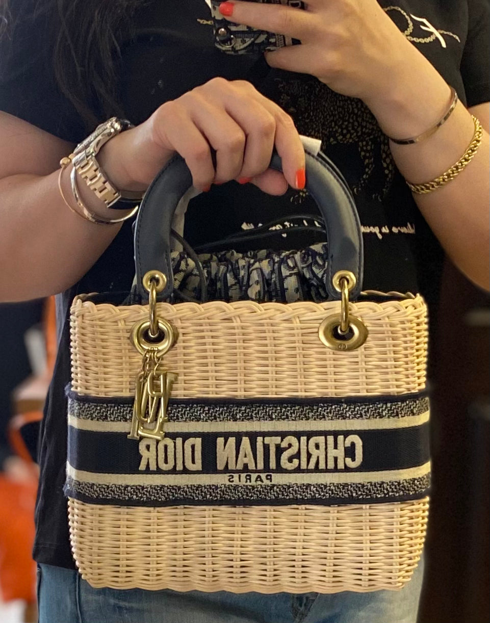 Lady Dior Wicker Bag