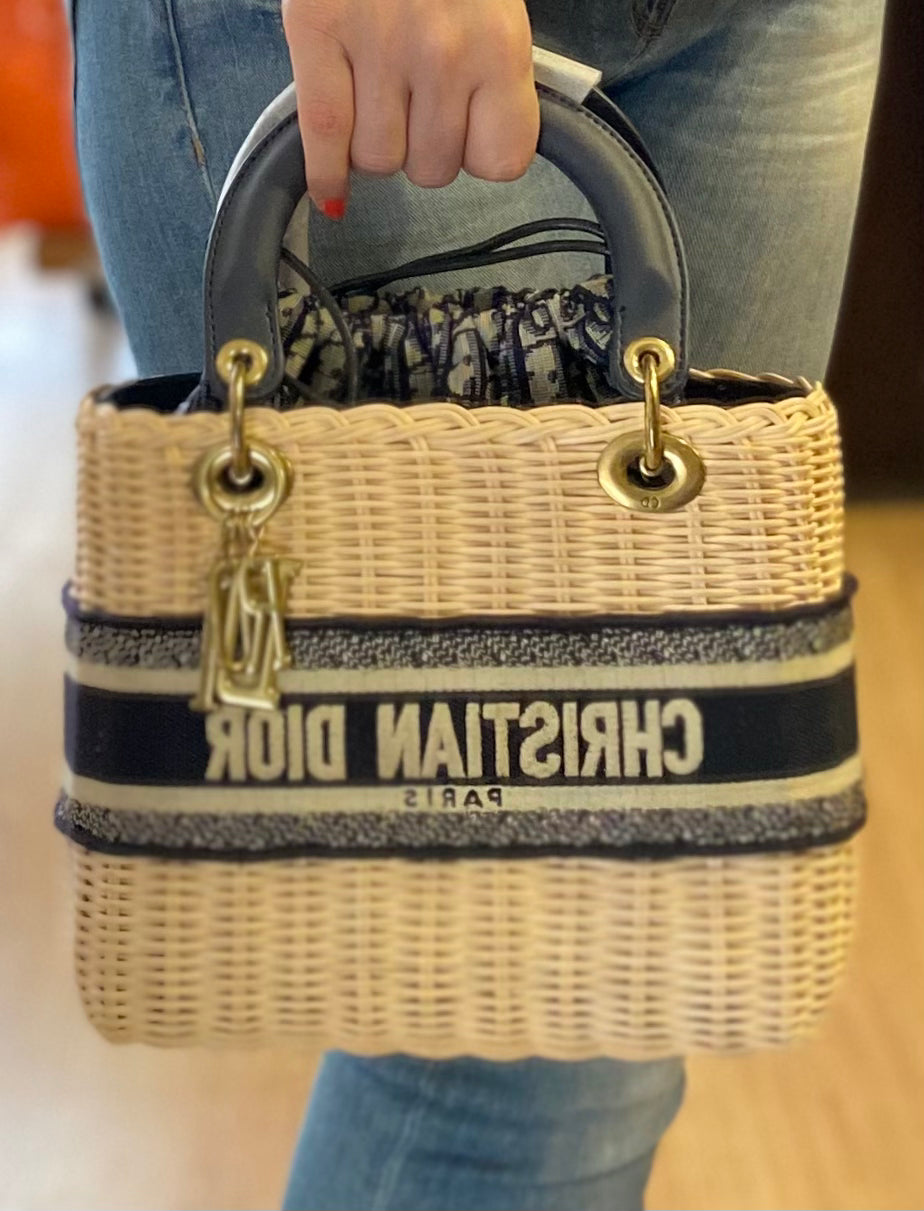 Lady Dior Wicker Bag
