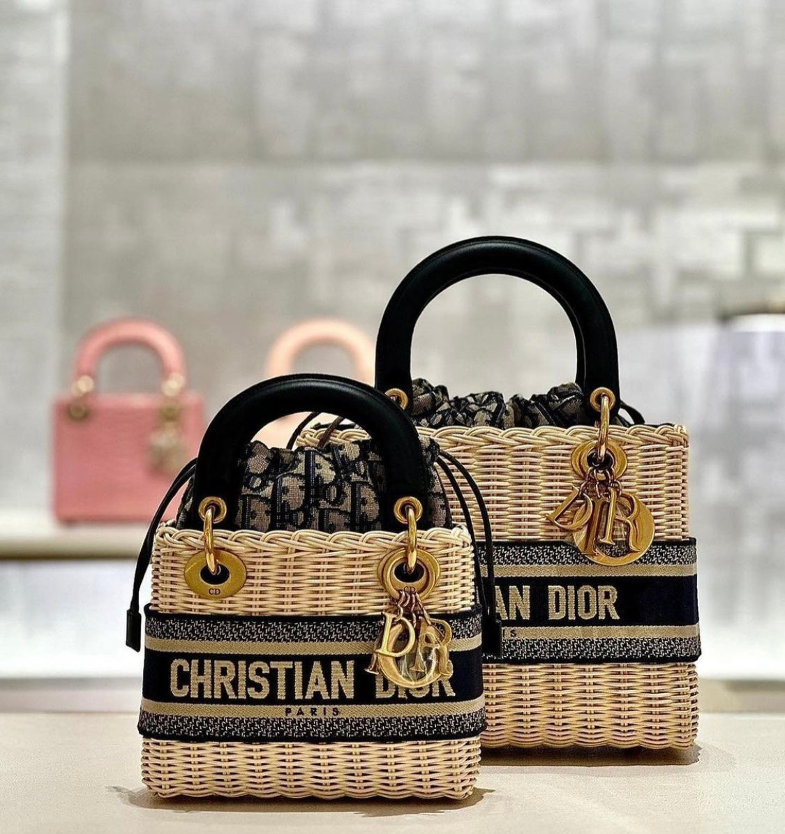 Lady Dior Wicker Bag