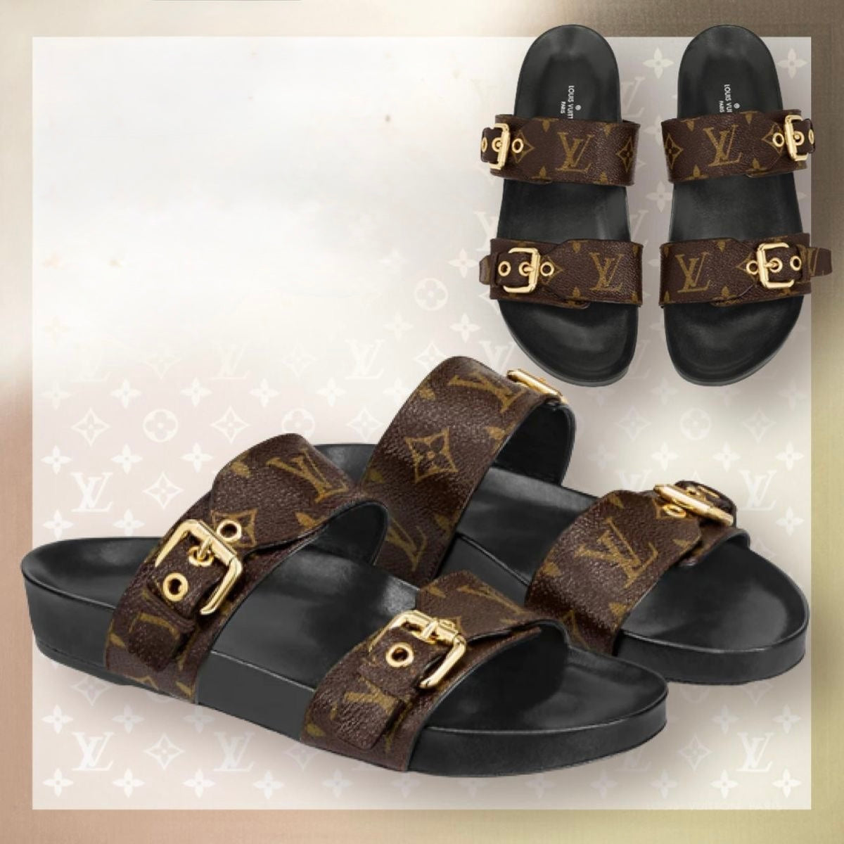 Louis Vuitton Bom Dia Mule slipper