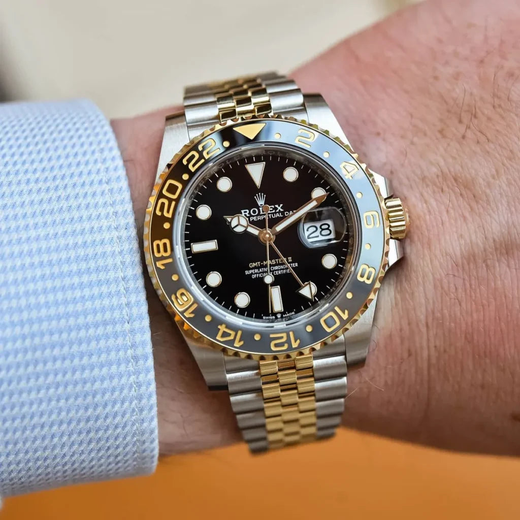 Rolex GMT Master || Oyster, 40 mm, Oystersteel and yellow gold 126713GRNR