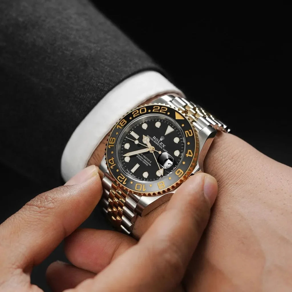 Rolex GMT Master || Oyster, 40 mm, Oystersteel and yellow gold 126713GRNR