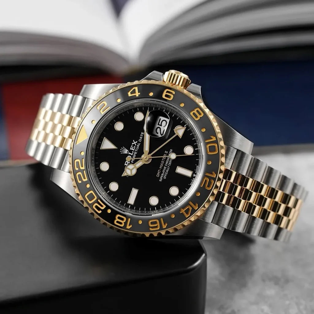 Rolex GMT Master || Oyster, 40 mm, Oystersteel and yellow gold 126713GRNR