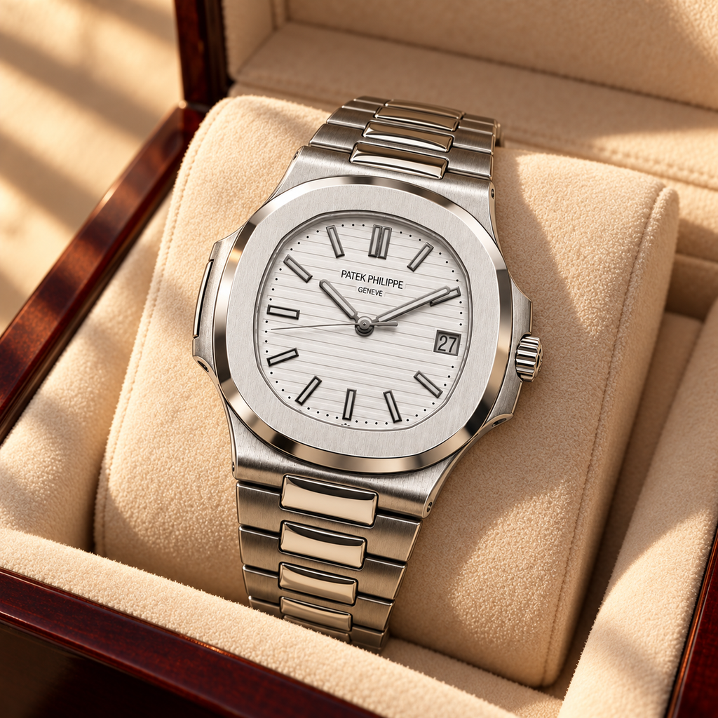 Patek Philippe Nautilus 5711/1A Silver .