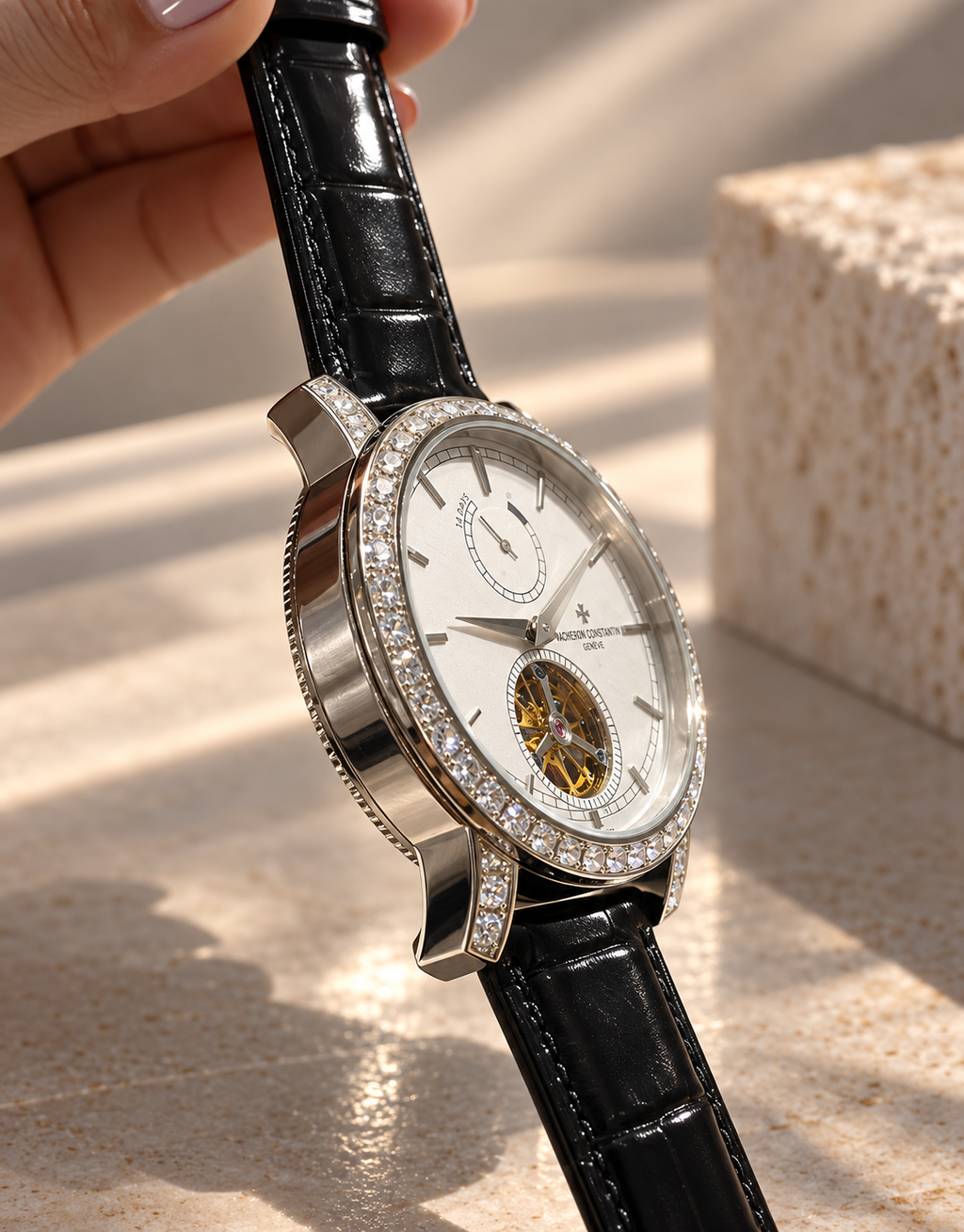 Traditionnelle 14-Day Tourbillon Diamond