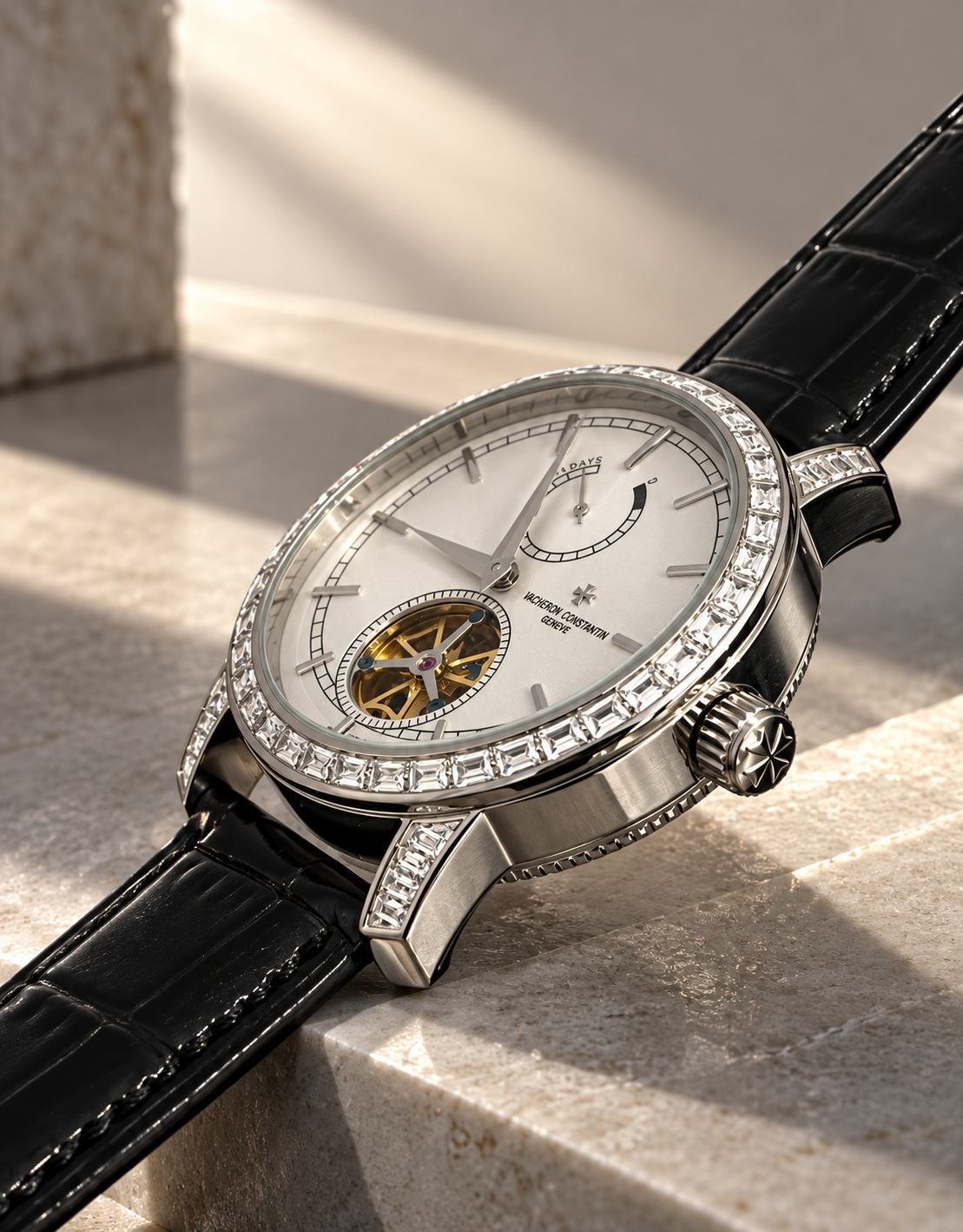 Traditionnelle 14-Day Tourbillon Diamond