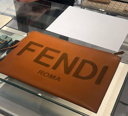 Fendi Roma Flat Pouch