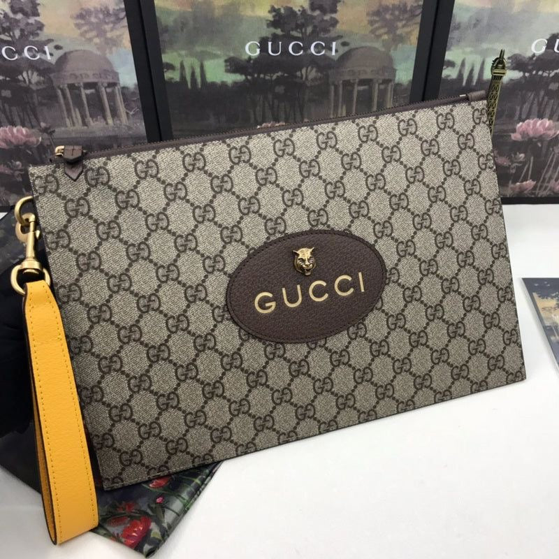 GUCCI BICOLOR SUPREME GG NEO VINTAGE POUCH