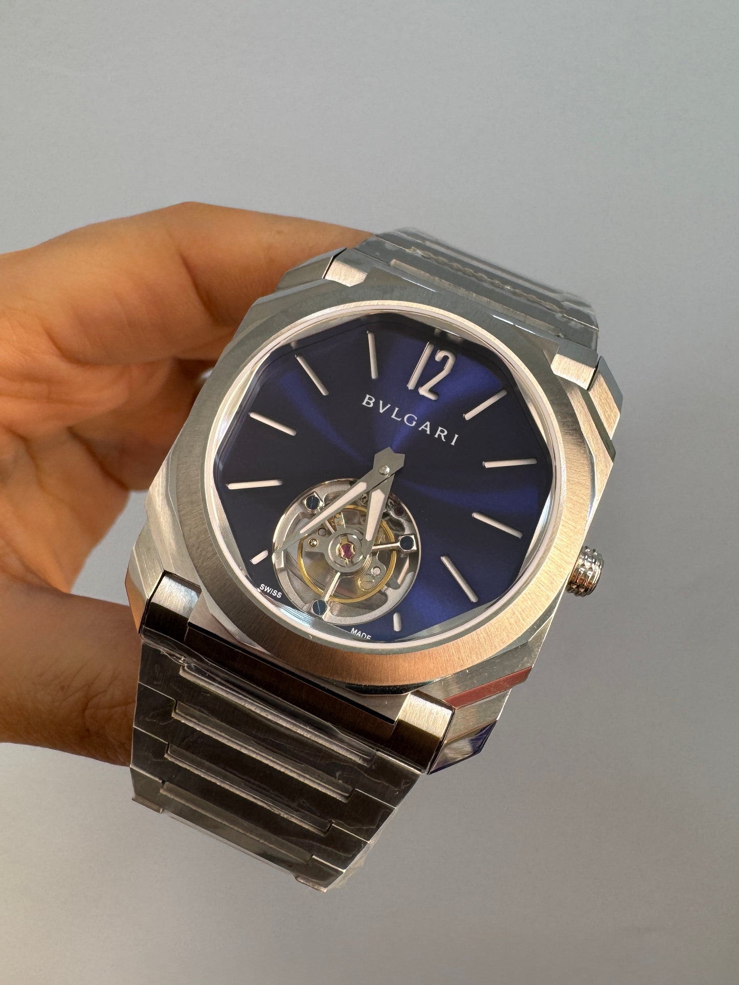 Bulgari Octo Finissimo Tourbillon Blue Marble Dial