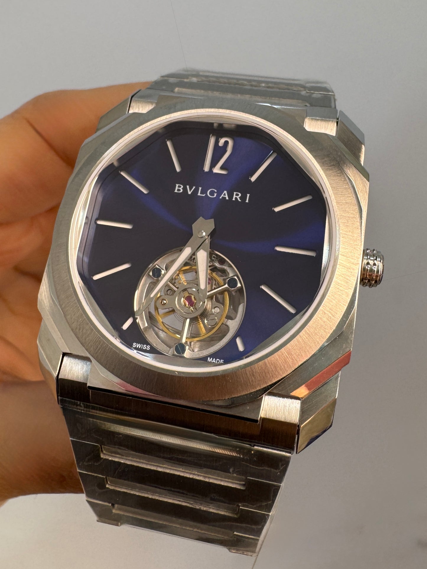 Bulgari Octo Finissimo Tourbillon Blue Marble Dial