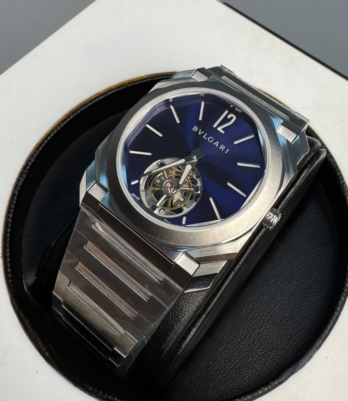 Bulgari Octo Finissimo Tourbillon Blue Marble Dial