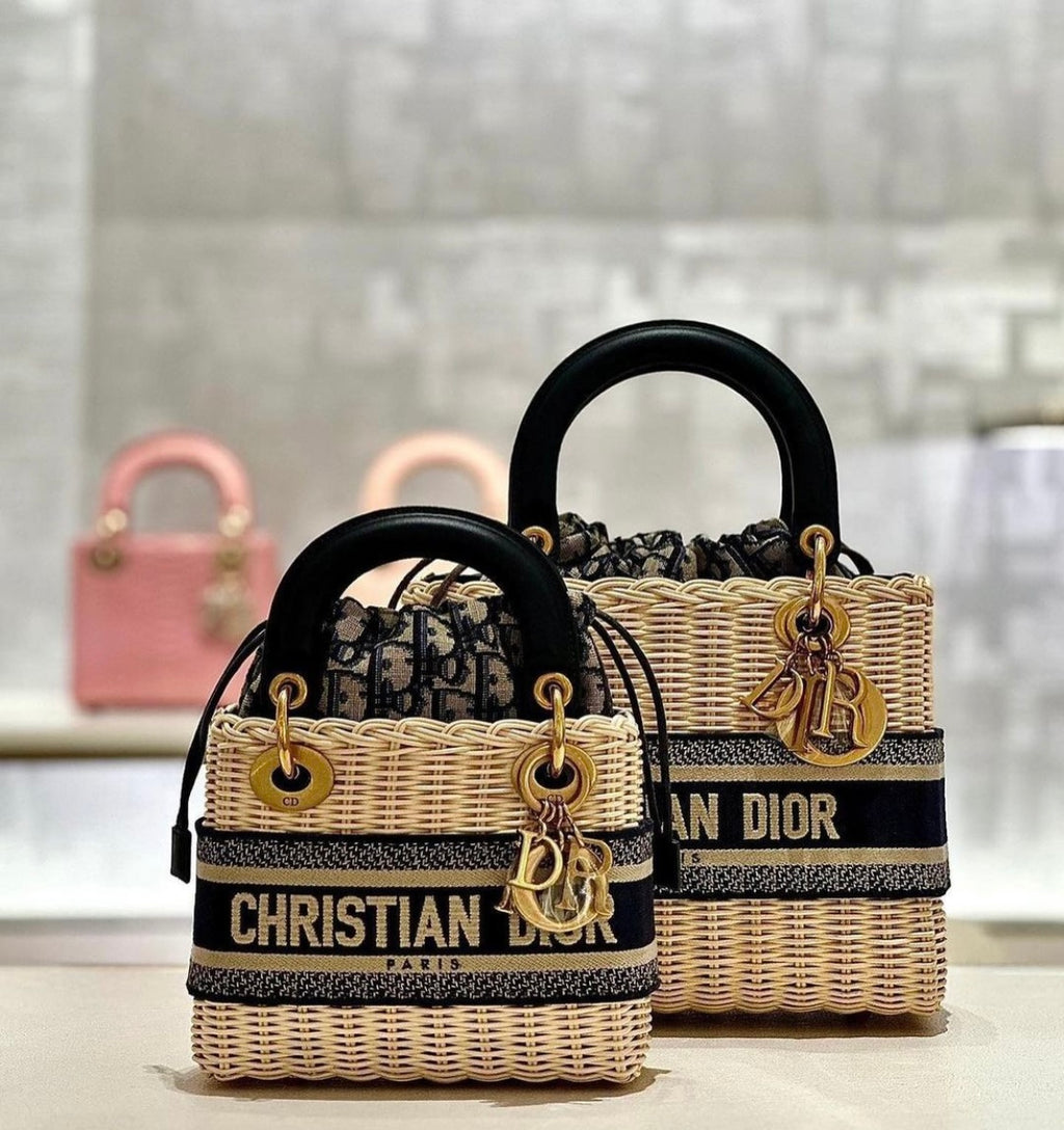 Lady Dior Wicker Bag