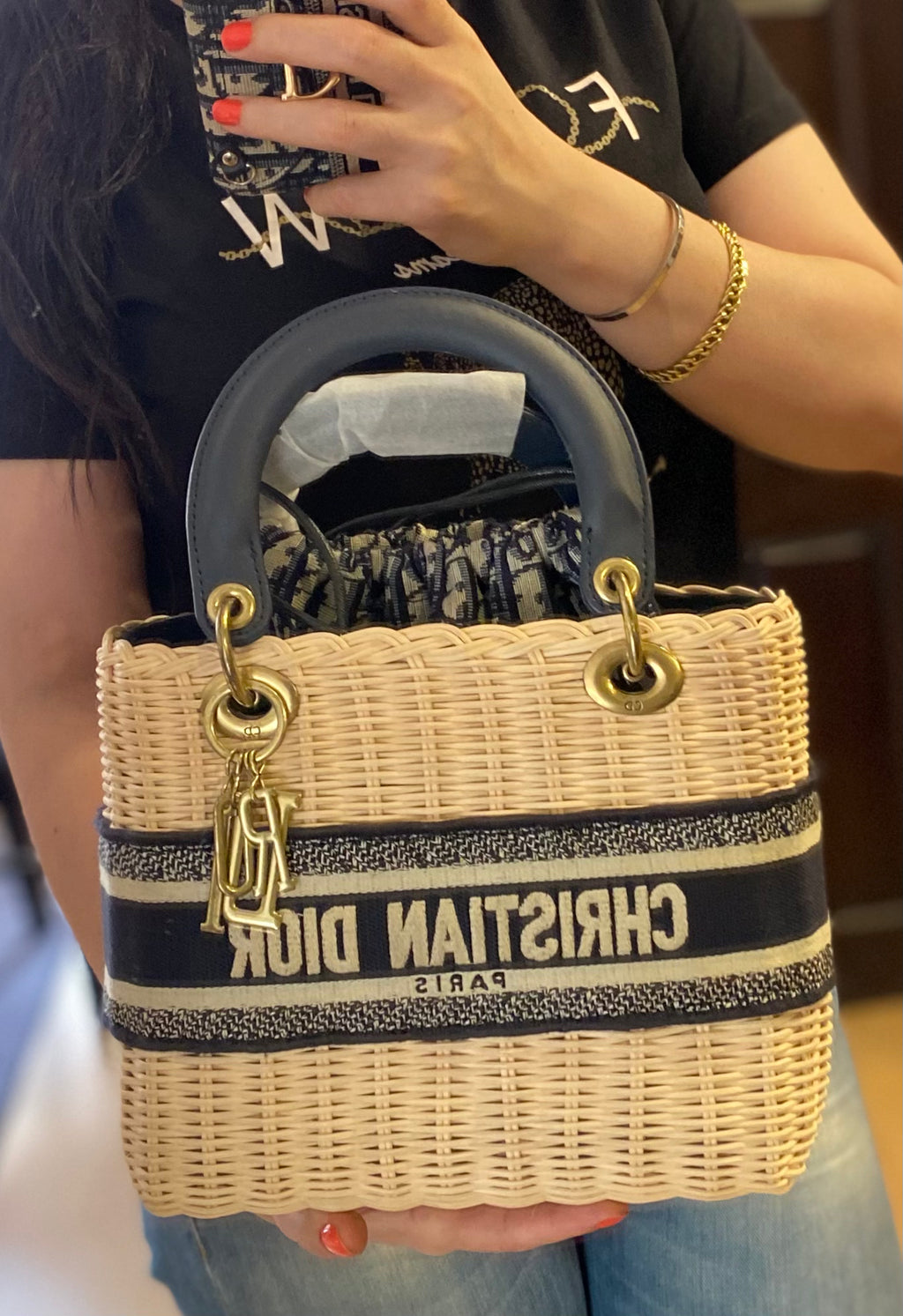 Lady Dior Wicker Bag