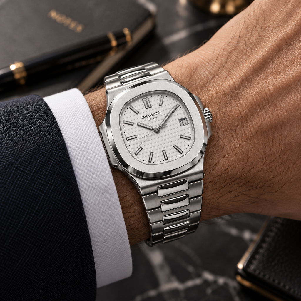 Patek Philippe Nautilus 5711/1A Silver .