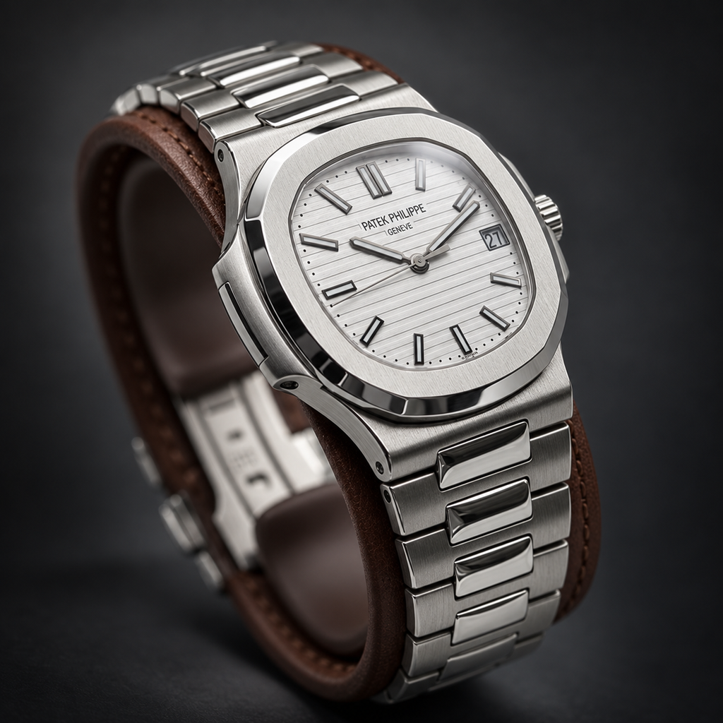 Patek Philippe Nautilus 5711/1A Silver .