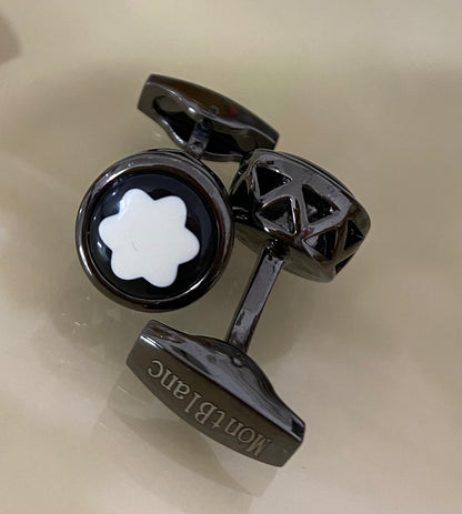 Montblanc cufflinks Snow Cap