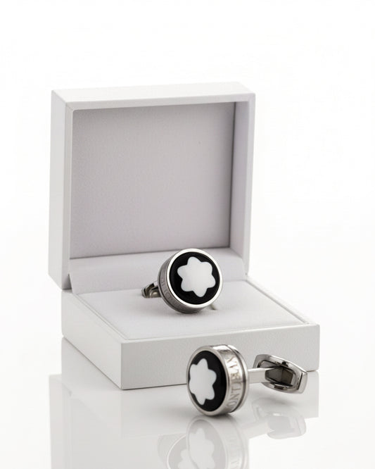Montblanc cufflinks Snow Cap